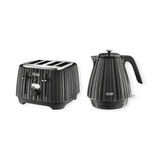 Delonghi Ballerina Breakfast Set Bundle Black