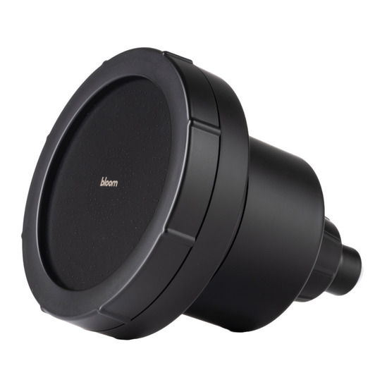 Bloom Filtered Showerhead Matte Black