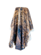 Brown and white Brindle cowhide rug 