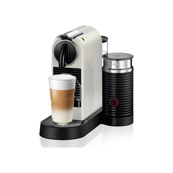 Nespresso Citiz Automatic Espresso Machine With Aeroccino Milk Frother White D123-ZA-WH-NE2