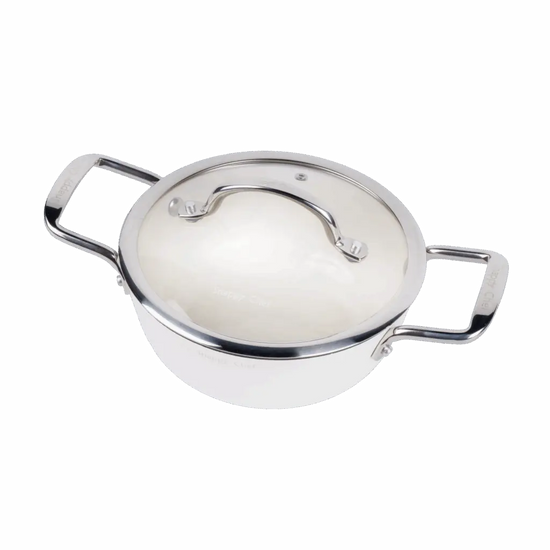 Snappy Chef 20cm Superlight Casserole, White CICW020