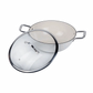 Snappy Chef 30cm Superlight Round Casserole, White CIRC031