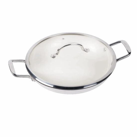 Snappy Chef 30cm Superlight Round Griddle, White CIRG031