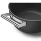 Smeg Non-Stick Casserole Dish Cookware Black 24cm CKFC2411BLM