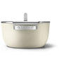 Smeg Non-Stick Casserole Dish Cookware Cream 24cm CKFC2411CRM