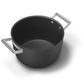 Smeg Non Stick Casserole Dish Cookware 26cm Black CKFC2611BLM