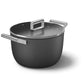 Smeg Non Stick Casserole Dish Cookware 26cm Black CKFC2611BLM