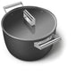 Smeg Non Stick Casserole Dish Cookware 26cm Black CKFC2611BLM