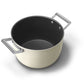 Smeg Non Stick Casserole Dish Cookware 26cm Cream CKFC2611CRM