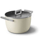 Smeg Non Stick Casserole Dish Cookware 26cm Cream CKFC2611CRM