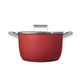 Smeg Non-Stick Casserole Dish Cookware Red 26cm CKFC2611RDM