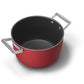Smeg Non-Stick Casserole Dish Cookware Red 26cm CKFC2611RDM