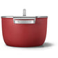 Smeg Non-Stick Casserole Dish Cookware Red 26cm CKFC2611RDM