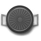 Smeg Non-Stick Deep Pan Cookware Black 28cm CKFD2811BLM