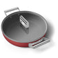 Smeg Non-Stick Deep Pan Cookware Red 28cm CKFD2811RDM