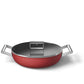 Smeg Non-Stick Deep Pan Cookware Red 28cm CKFD2811RDM