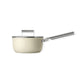 Smeg Non-Stick Saucepan Cookware Cream 20cm CKFS2011CRM