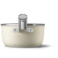 Smeg Non-Stick Saucepan Cookware Cream 20cm CKFS2011CRM