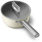 Smeg Non-Stick Saucepan Cookware Cream 20cm CKFS2011CRM