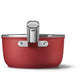 Smeg Non-Stick Saucepan Cookware Red 20cm CKFS2011RDM