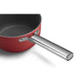 Smeg Non-Stick Saucepan Cookware Red 20cm CKFS2011RDM