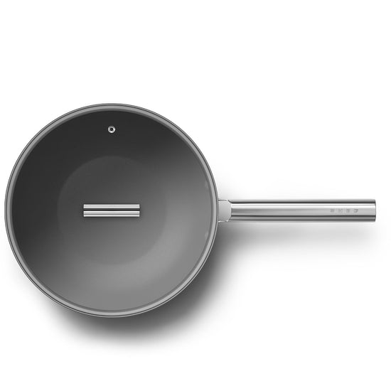 Smeg Non-Stick Wok 30cm Black CKFW3001BLM