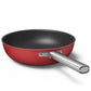 Smeg Non-Stick Wok 30cm Red CKFW3001RDM