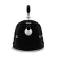 Smeg 2.3L Black Retro Whistling Kettle CKLW2001BL