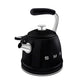 Smeg 2.3L Black Retro Whistling Kettle CKLW2001BL