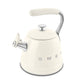 Smeg 2,3L Cream Whistling Kettle CKLW2001CR