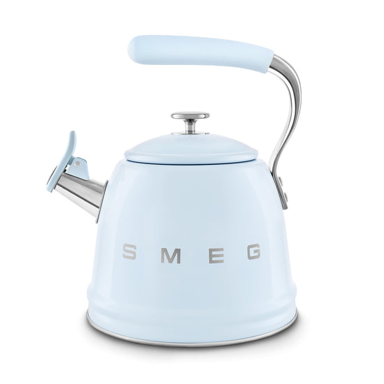 Smeg 2,3L Pastel Blue Whistling Kettle CKLW2001PB