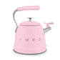 Smeg 2,3L Pink Whistling Kettle CKLW2001PK