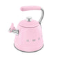 Smeg 2,3L Pink Whistling Kettle CKLW2001PK