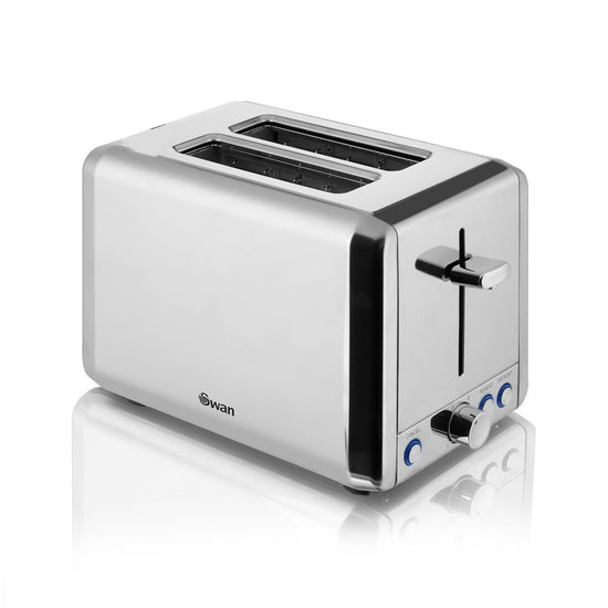 Swan Classic 2 Slice Polished Stainless Steel Toaster SCT7
