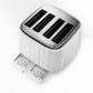 Delonghi Ballerina 4 Slice Toaster White CTD4003.W
