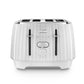 Delonghi Ballerina 4 Slice Toaster White CTD4003.W