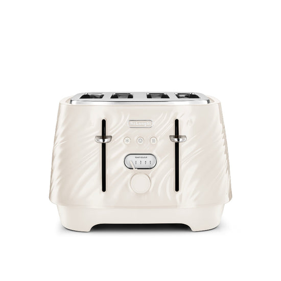 Delonghi Ballerina Seta 4 Slice Toaster Silk Beige CTDS4003.CR