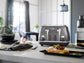Delonghi Icona Metallics 4 Slice Toaster Grey CTOT4003.GY