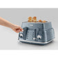 Delonghi Scultura Selections Mineral Blue 4 Slice Toaster CTZS 4003.AZ