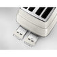 Delonghi Scultura Selections Limestone White 4 Slice Toaster CTZS 4003.W