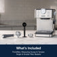Delonghi Linea Classic Manual Pump Espresso Coffee Machine EM450.M