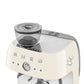 Smeg 2.4L Cream Espresso Coffee Machine EGF03CREU