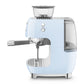 Smeg 2.4L Pastel Blue Espresso Coffee Machine EGF03PBEU