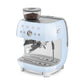 Smeg 2.4L Pastel Blue Espresso Coffee Machine EGF03PBEU