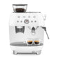 Smeg 2.4L White Espresso Coffee Machine EGF03WHEU