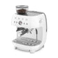 Smeg 2.4L White Espresso Coffee Machine EGF03WHEU