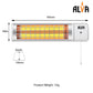 Alva Electric Quartz Bathroom Heater EIH600