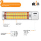 Alva Electric Quartz Bathroom Heater EIH600