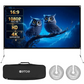 ETOE 120-Inch Portable Folding Projector Screen – 16:9 Aspect Ratio