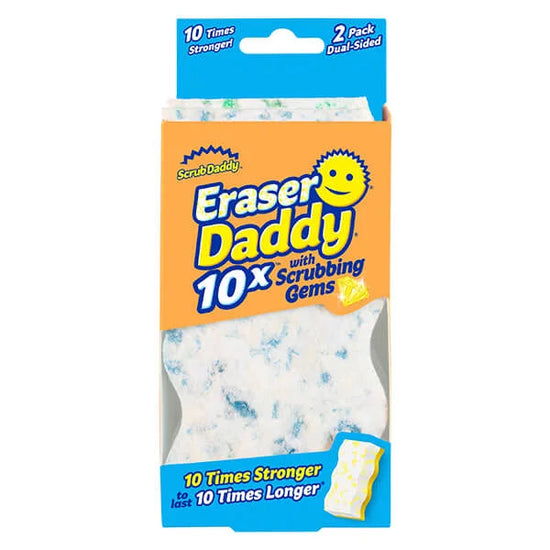 Eraser Daddy 10x melamine eraser scrubbing pads 2 pack